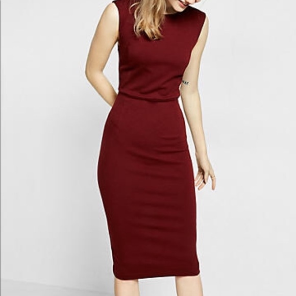 Express Dresses & Skirts - Express Knit Zip Back Dress✨